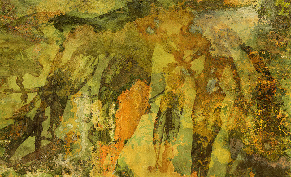 „Gefährten des Waldes“, Pigmentdruck, Leinwand auf Holzmalgrund, 50 x 30cm und 90 x 60cm