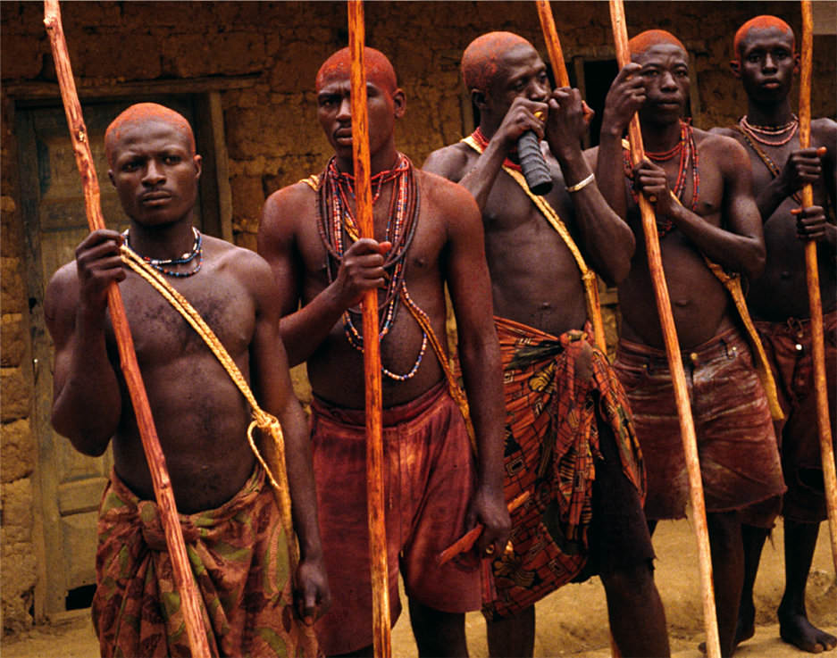 Initiations-Zeremonie, Bafut in Bafang, Kamerun 2000