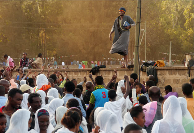 Epiphanie-Zeremonie, Hara, Äthiopien 2015