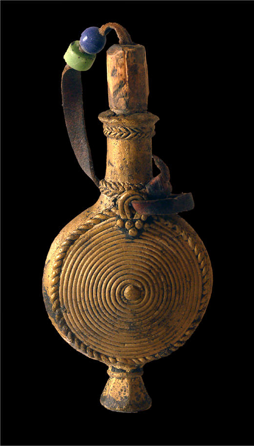 Kamerun, Schnupftabakflasche aus Bronze der Fali